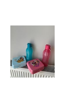 2 Adet 500 Ml Suluk Ve 2 Adet Sandviç Kutusu. Pembe 2 Adet 500 Ml Suluk Ve 2 Adet Sandviç Kutusu. Pembe