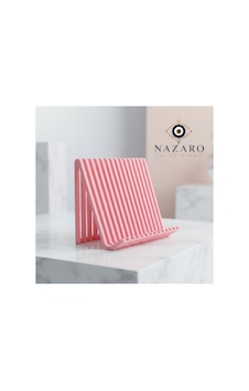 Yüksek Kalite Modern Çizgili Çok Amaçlı Pembe Tablet Standı ,kitap Ve Dosya Standı/ Organizer - 917253918