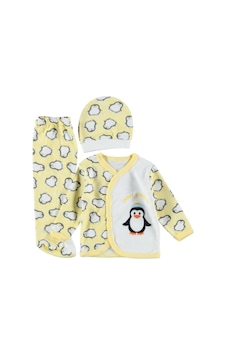 Furkanbaby Sarı 3 Lü Takım Seti Sarı Furkanbaby Sarı 3 Lü Takım Seti Sarı