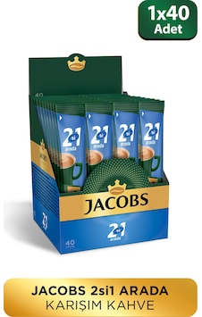 Jacobs 2'si 1 Arada Karışım Kahve 40'lı Jacobs 2'si 1 Arada Karışım Kahve 40'lı