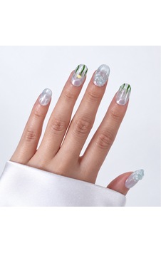 Mavi Nail Art Kısa Oval 10'lu Tekrar Kullanılabilir El Yapımı Protez Takma Tırnak Ekov-3526 S Mavi Nail Art Kısa Oval 10'lu Tekrar Kullanılabilir El Yapımı Protez Takma Tırnak Ekov-3526 S