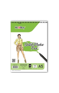 Sketch Marker Pad A5 200g/m2 40 Yaprak Hrb-39631 Sketch Marker Pad A5 200g/m2 40 Yaprak Hrb-39631