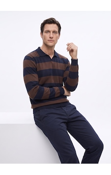 Fabrika Lacivert Erkek Regular Fit Çizgili Polo Sweatshirt F6wm-swt 2071 Fabrika Lacivert Erkek Regular Fit Çizgili Polo Sweatshirt F6wm-swt 2071