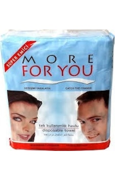 More For You Tek Kullanımlık Havlu 100 Adet More For You Tek Kullanımlık Havlu 100 Adet