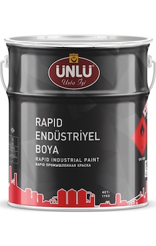 Ünlü Rapid Endüstriyel Boya Mat Siyah 2,2L Ünlü Rapid Endüstriyel Boya Mat Siyah 2,2L