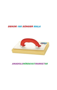 Dekor Süngerli Mala Derz Çekme Malası Sıva Düzeltme Malası Dekor Süngerli Mala Derz Çekme Malası Sıva Düzeltme Malası