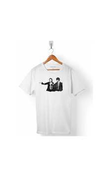 Pulp Fıctıon Ucuz Roman Tarantıno Sılhouette Erkek Tişört 001 Pulp Fıctıon Ucuz Roman Tarantıno Sılhouette Erkek Tişört 001