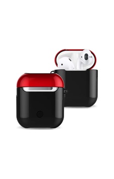 Airpods Uyumlu 2 2.nesil 3in1 Kılıf - Siyah-kırmızı Airpods Uyumlu 2 2.nesil 3in1 Kılıf - Siyah-kırmızı