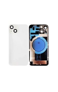Apple Uyumlu iPhone 14 Plus Beyaz Full Nfc Ve Demirli Arka Kapak Batarya Kapağı Pil Kapağı Beyaz Apple Uyumlu iPhone 14 Plus Beyaz Full Nfc Ve Demirli Arka Kapak Batarya Kapağı Pil Kapağı Beyaz