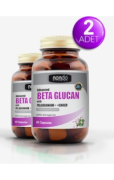 Nondo 60 Kapsül Beta Glucan 2 Adet