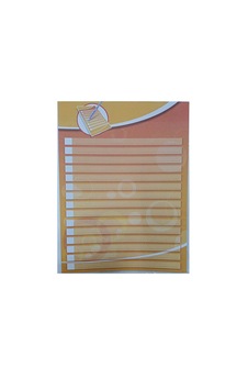 Bic Yapışkanlı Not Kağıdı 150x203mm 40 Yaprak Çizgili Turuncu Renk
