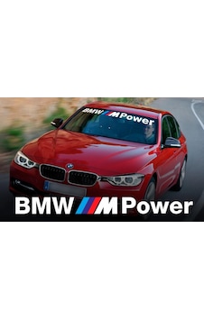 Otosticker Bmw M Power Ön Cam Alınlık Büyük Sticker 96X10Cm Otosticker Bmw M Power Ön Cam Alınlık Büyük Sticker 96X10Cm