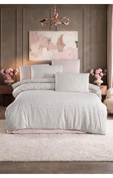 Çift Kişilik Minimal Çiçekli Nevresim Takımı Beyaz Beyaz Çift Kişilik Minimal Çiçekli Nevresim Takımı Beyaz Beyaz