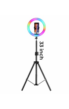 Katjmer Mj36 Ring Light Çok Renkli Fonksiyonlu 91cm Tripod Led Katjmer Mj36 Ring Light Çok Renkli Fonksiyonlu 91cm Tripod Led