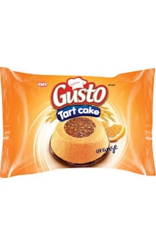 Gusto Tart Kek Portakal Jöleli 45 Gr. 24 Adet (1 Kutu)