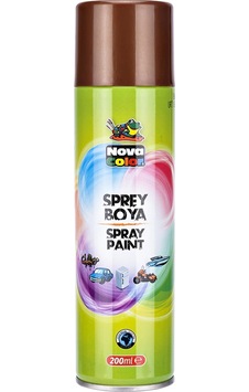 Nova Color Sprey Boya 200 Ml Bakır Diğer Nova Color Sprey Boya 200 Ml Bakır Diğer