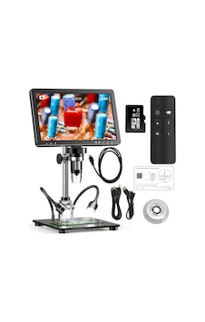 Dijital Mikroskop Tamirci Mikroskobu 10.1" Ips Lcd Hd Ekran Hdmı Ve Usb Bağlantısı 2000x Büyütme 20mp Şarjlı Tam Set Dijital Mikroskop Tamirci Mikroskobu 10.1" Ips Lcd Hd Ekran Hdmı Ve Usb Bağlantısı 2000x Büyütme 20mp Şarjlı Tam Set