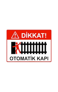Dikkat Otomatik Kapı İsg Uyarı Levhası Pvc A4 21x30 Cm Dikkat Otomatik Kapı İsg Uyarı Levhası Pvc A4 21x30 Cm