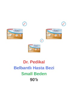 Dr. Pedical - Belbantlı Yaşlı Hasta Bezi Small Beden 90'lı S Dr. Pedical - Belbantlı Yaşlı Hasta Bezi Small Beden 90'lı S