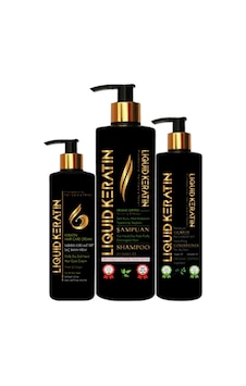 Liquid Keratin Kabaran ve Kuru Saçlar için Keratin Bakım Seti 3'lü Liquid Keratin Kabaran ve Kuru Saçlar için Keratin Bakım Seti 3'lü