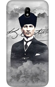 Samsung Galaxy J3 Pro Uyumlu Atatürk Portresi Desenli Silikon Kılıf Samsung Galaxy J3 Pro Uyumlu Atatürk Portresi Desenli Silikon Kılıf