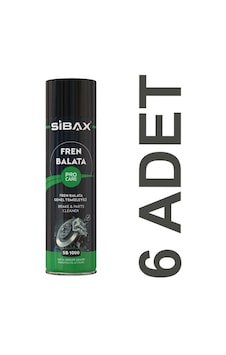 Sibax Fren Balata Temizleyici Sprey 6 x 500 ML Sibax Fren Balata Temizleyici Sprey 6 x 500 ML