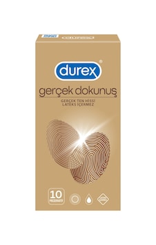 Durex Gerçek Dokunuş Prezervatif 10'lu - 4 Adet Tarı Durex Gerçek Dokunuş Prezervatif 10'lu - 4 Adet Tarı