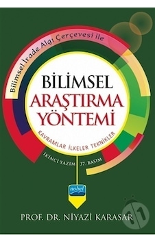 Bilimsel Araştırma Yöntemi - Niyazi Karasar - Nobel Akademik Yayıncılık Bilimsel Araştırma Yöntemi - Niyazi Karasar - Nobel Akademik Yayıncılık