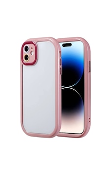 Apple Uyumlu iPhone 11 Kılıf Kamera Korumalı Renkli Kenar Ve Çerçeve Tasarımlı Redclick Vitamin Kapak - Mürdüm Apple Uyumlu iPhone 11 Kılıf Kamera Korumalı Renkli Kenar Ve Çerçeve Tasarımlı Redclick Vitamin Kapak - Mürdüm