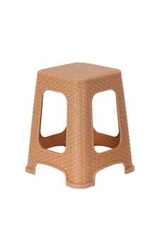Mandella Sağlam Plastik Star Rattan Büyük Tabure (6 Adet) Tik Mandella Sağlam Plastik Star Rattan Büyük Tabure (6 Adet) Tik