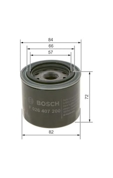 Honda Civic 10 Yag Filtresi 1.6 2016-2021 Bosch F026407200 Honda Civic 10 Yag Filtresi 1.6 2016-2021 Bosch F026407200