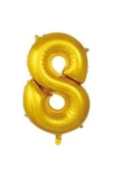 8 Rakam Folyo Balon Altın