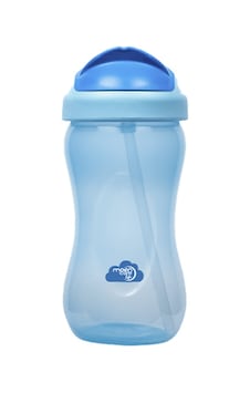 Moon Care Lıfe Renkli Pipetli Bardak 350 Ml Mavi Moon Care Lıfe Renkli Pipetli Bardak 350 Ml Mavi
