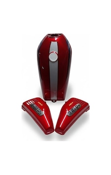 Cg 125 Benzin Deposu+yan Kapak Kırmızı Cg 125 Benzin Deposu+yan Kapak Kırmızı