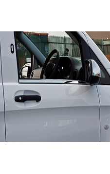 S-Dizayn  Mercedes Vito Uyumlu Krom Cam Çıtası 2 Parça 2010-2014