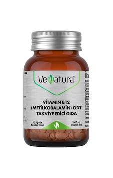 Venatura B12 Metilkobalamin Odt Takviye Edici Gıda 30 Tablet Venatura B12 Metilkobalamin Odt Takviye Edici Gıda 30 Tablet