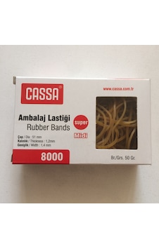 Cassa Paketleme Ambalaj Para Lastiği %100 Kauçuk 50 Gr