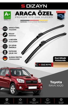 S-dizayn Toyota Rav4 Xa20 Ön Cam Silecek Seti 2000-2006 Premium Araca Özel 60-48 Cm A+ Kalite Aocs-1