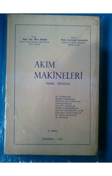 Akım Makinaları Seyfettin Saraçoğlu 1981 Yılı Basım Akım Makinaları Seyfettin Saraçoğlu 1981 Yılı Basım