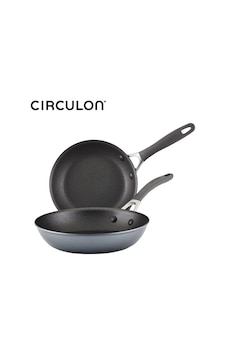 Circulon 22 Cm+26 Cm Kızartma Tavası 2'li Set Siyah Circulon 22 Cm+26 Cm Kızartma Tavası 2'li Set Siyah
