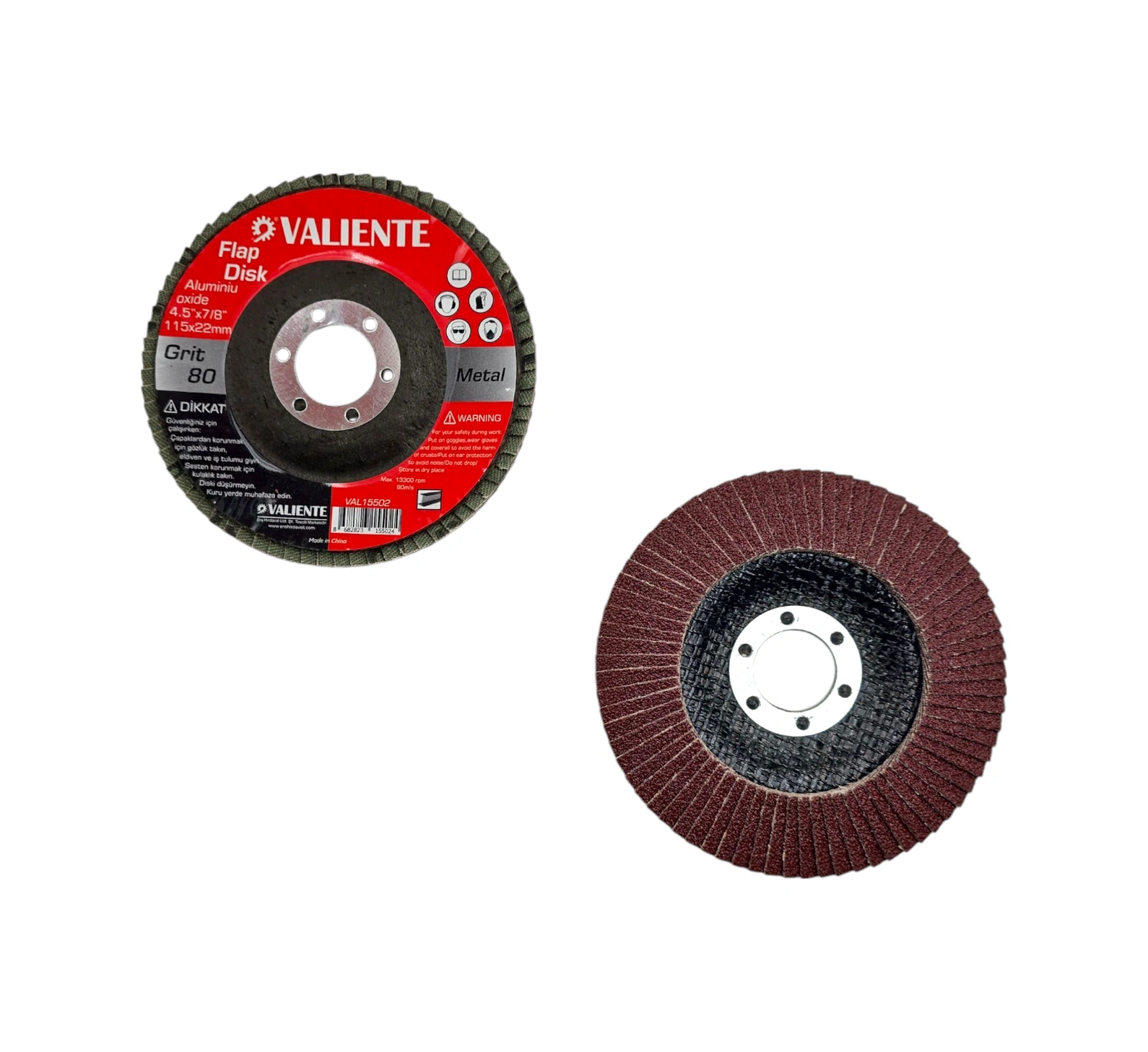 Fixonic Valiente Val15502 115mm 80 Kum Flap Disk/zımpara Fixonic Valiente Val15502 115mm 80 Kum Flap Disk/zımpara