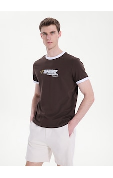 Discovery Expedition Kahve Pamuk Karışımlı T-shirt D6sm-tst3709 Discovery Expedition Kahve Pamuk Karışımlı T-shirt D6sm-tst3709