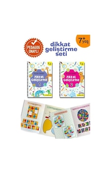 Küçük Dahiler Dikkat Geliştirme Seti - 7+ Yaş-2 Kitap Takım - Ayça G. Derin - İndigo Çocuk Küçük Dahiler Dikkat Geliştirme Seti - 7+ Yaş-2 Kitap Takım - Ayça G. Derin - İndigo Çocuk