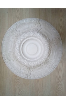 5 Adet 47 Cm Kabartma Desen Köpük Lamba Göbeği