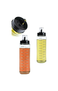 2'li Damlatmaz Akıllı Cam Yağlık Ve Sirkelik 500 Ml 2'li Damlatmaz Akıllı Cam Yağlık Ve Sirkelik 500 Ml