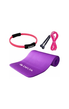 Delta- 15 mm Pilates Minderi 35 cm Pilates Çemberi Atlama İpi Seti Delta- 15 mm Pilates Minderi 35 cm Pilates Çemberi Atlama İpi Seti