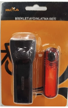 Rectus Ön - Arka Far Stop Seti Usb Şarjlı Rcts-5607 Siyah Rectus Ön - Arka Far Stop Seti Usb Şarjlı Rcts-5607 Siyah