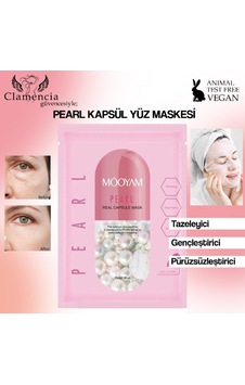 Mooyam Capsule Mask Pearl Kağıt Yüz Maskesi