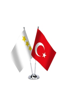 Ak Hun İmparatorluğu-türkiye -saten Masa Bayrağı 1 Ak Hun İmparatorluğu-türkiye -saten Masa Bayrağı 1