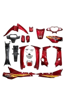 Kalipso - Çelik Cub 100 Grenaj Set Kırmızı Far, Stop Ve Sinyal D Kalipso - Çelik Cub 100 Grenaj Set Kırmızı Far, Stop Ve Sinyal D